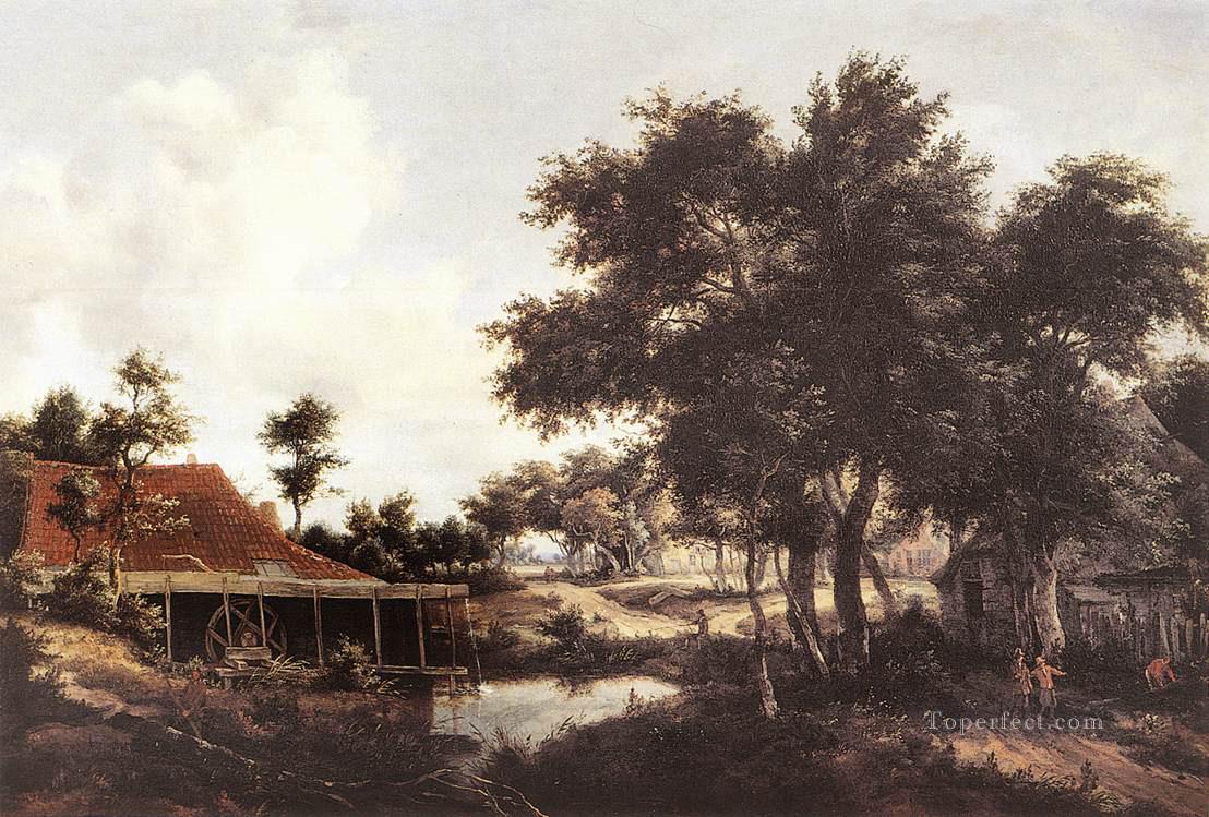 The Water Mill 1663 Meindert Hobbema Oil Paintings